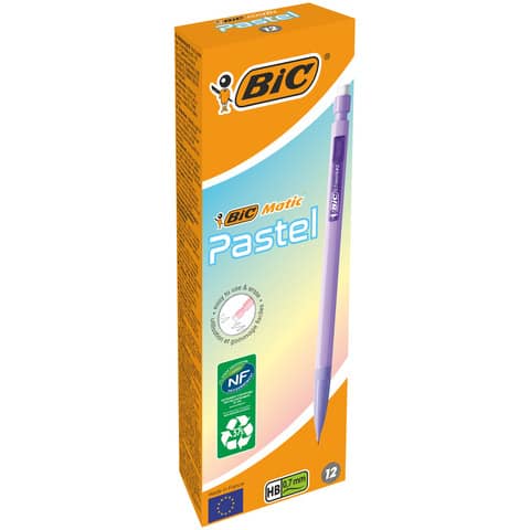 Portamine BIC Matic 0,7 mm HB assortiti pastel - conf. 12 pz 511060